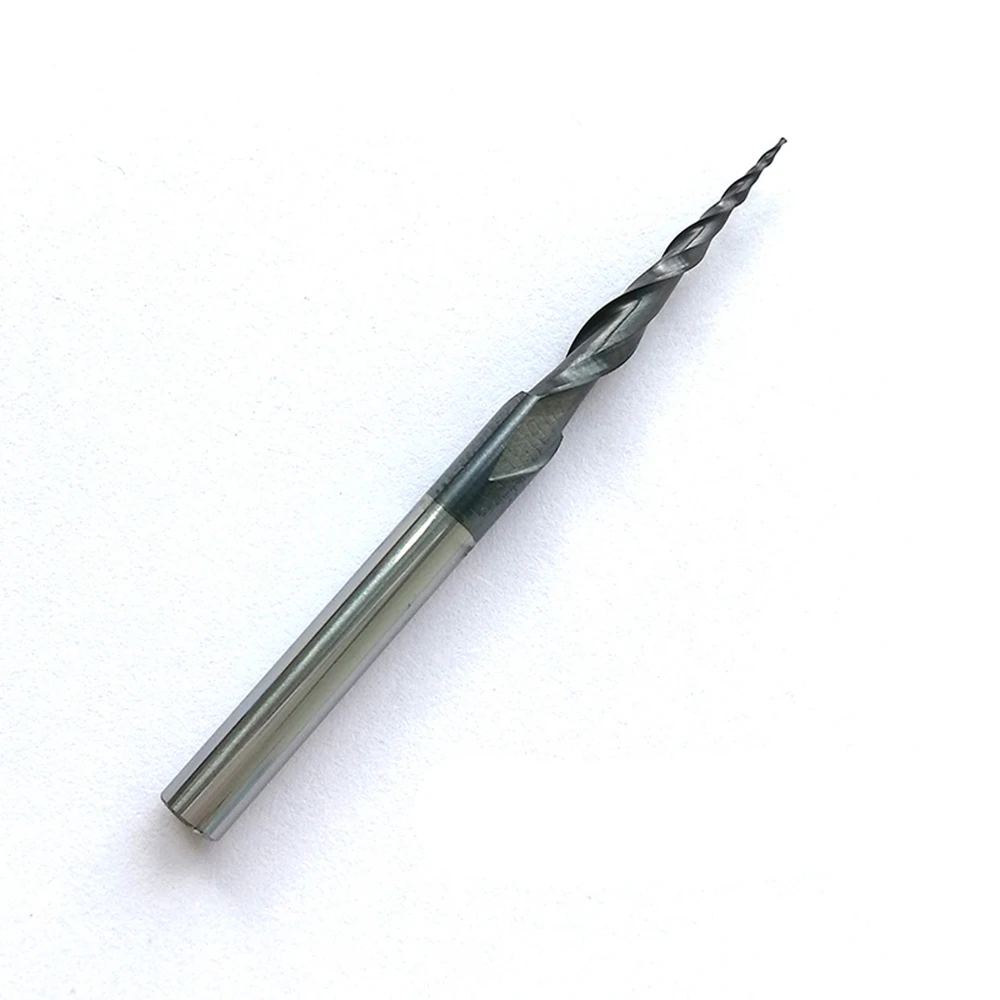 2PCS D4*20.5*50L*2F HRC55 Tungsten solid carbide Coated Tapered Ball Nose End Mills taper and cone endmills
2PCS D4*20.5*50L*2F HRC55 Tungsten solid carbide Coated Tapered Ball Nose End Mills taper and cone endmills