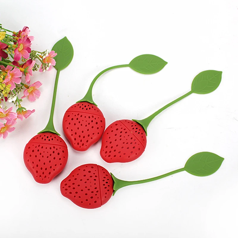 1PC Innovative Strawberry Silicone Loose Tea Infuser Plunger Healthy Intense Flavor Reusable Coffee Tea Bag Strainer Teapot 
1PC Innovative Strawberry Silicone Loose Tea Infuser Plunger Healthy Intense Flavor Reusable Coffee Tea Bag Strainer Teapot