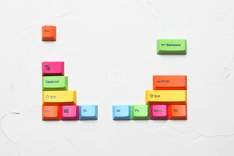 dye subbed colorful keycaps modifier for diy gaming mechanical keyboard color of orange green magenta yellow blue cherry profile
dye subbed colorful keycaps modifier for diy gaming mechanical keyboard color of orange green magenta yellow blue cherry profile
