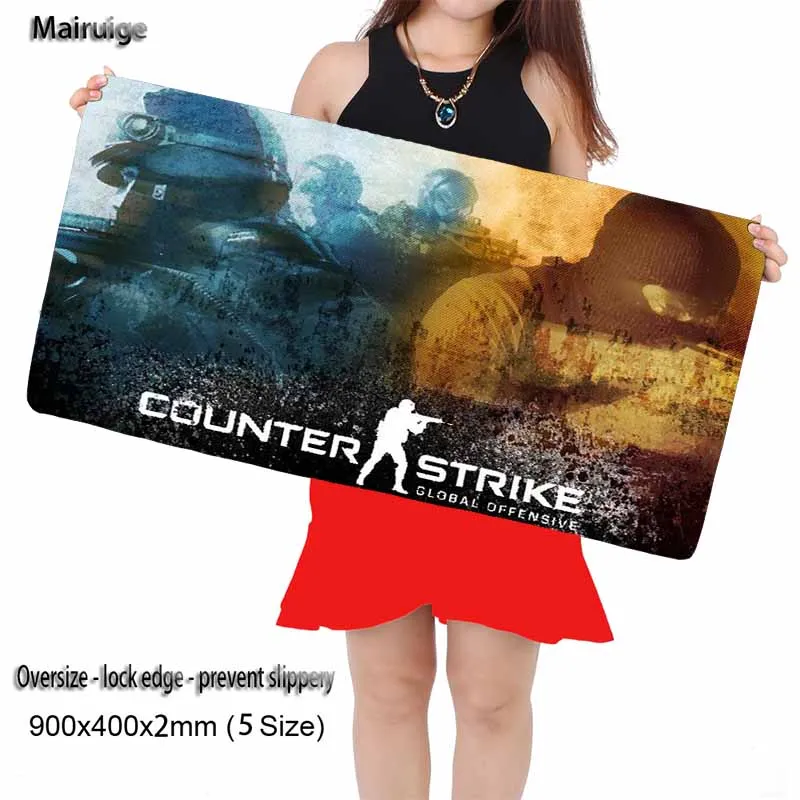 Mairuige Design Design Big Laptop CSGO Large Mouse Pad Lock Edge, Anti-skid Rubber 90X40CM Game Player Computer Keyboard Pad
Mairuige Design Design Big Laptop CSGO Large Mouse Pad Lock Edge, Anti-skid Rubber 90X40CM Game Player Computer Keyboard Pad