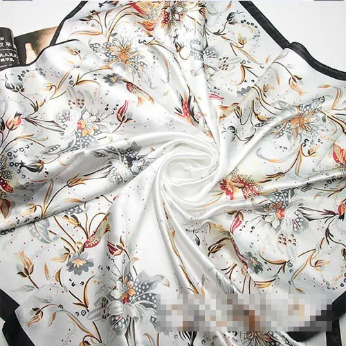 90 * 90cm 2017 big size High Quality Imitated Silk square Scarves Shawl floral pastoral style Spring and summer scarves
90 * 90cm 2017 big size High Quality Imitated Silk square Scarves Shawl floral pastoral style Spring and summer scarves