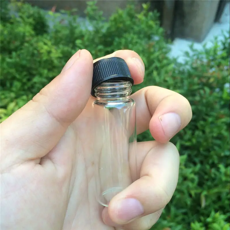 22*60*14mm 14ml Glass Bottles With Plastic Lid Transparent Empty Glass Gift Bottles Jars Black Cap 100pcs/lot
22*60*14mm 14ml Glass Bottles With Plastic Lid Transparent Empty Glass Gift Bottles Jars Black Cap 100pcs/lot