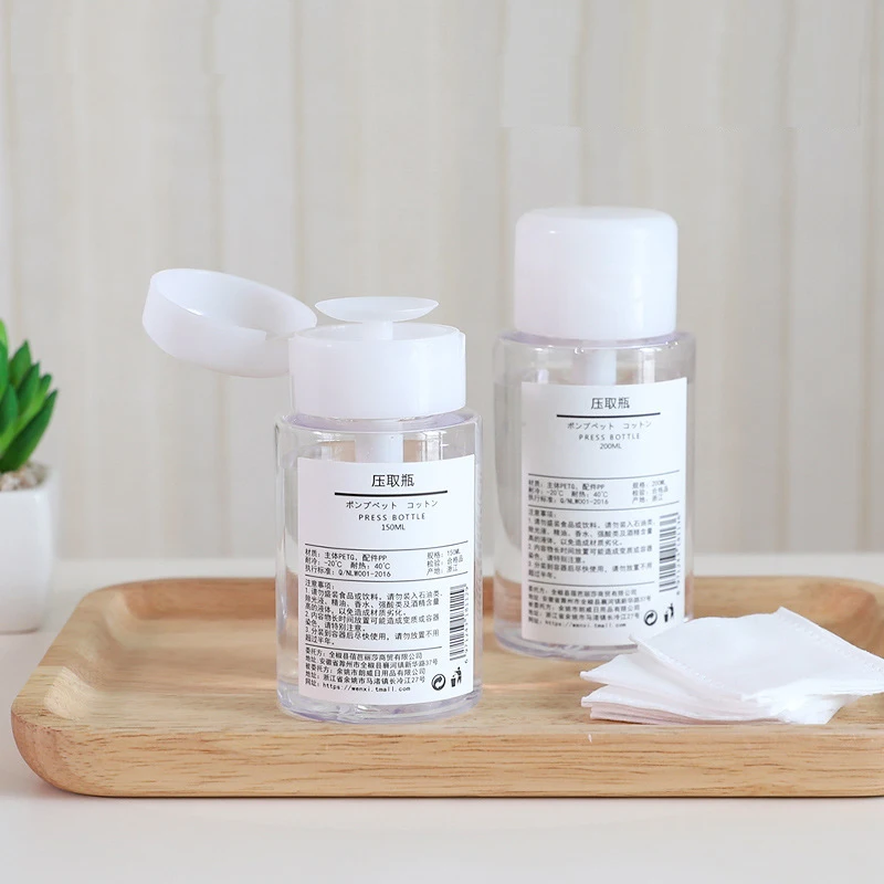 12pcs 100ml Portable Press Empty Refillable Bottle Emulsion Liquid Alcohol Pump Gel Nail Polish Cleaner Cleansing Oil Dispenser
12pcs 100ml Portable Press Empty Refillable Bottle Emulsion Liquid Alcohol Pump Gel Nail Polish Cleaner Cleansing Oil Dispenser