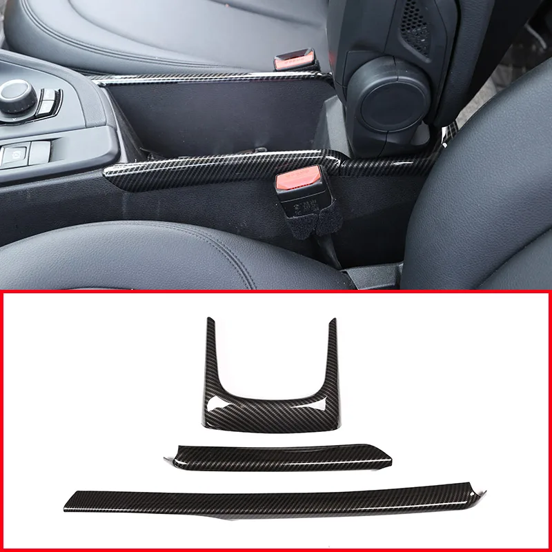 Carbon fiber Style ABS Car Armrest Box Decoration Strip Trim For BMW X1 F48 2016 - 2018 Car Accessories 3pcs/set
Carbon fiber Style ABS Car Armrest Box Decoration Strip Trim For BMW X1 F48 2016 - 2018 Car Accessories 3pcs/set