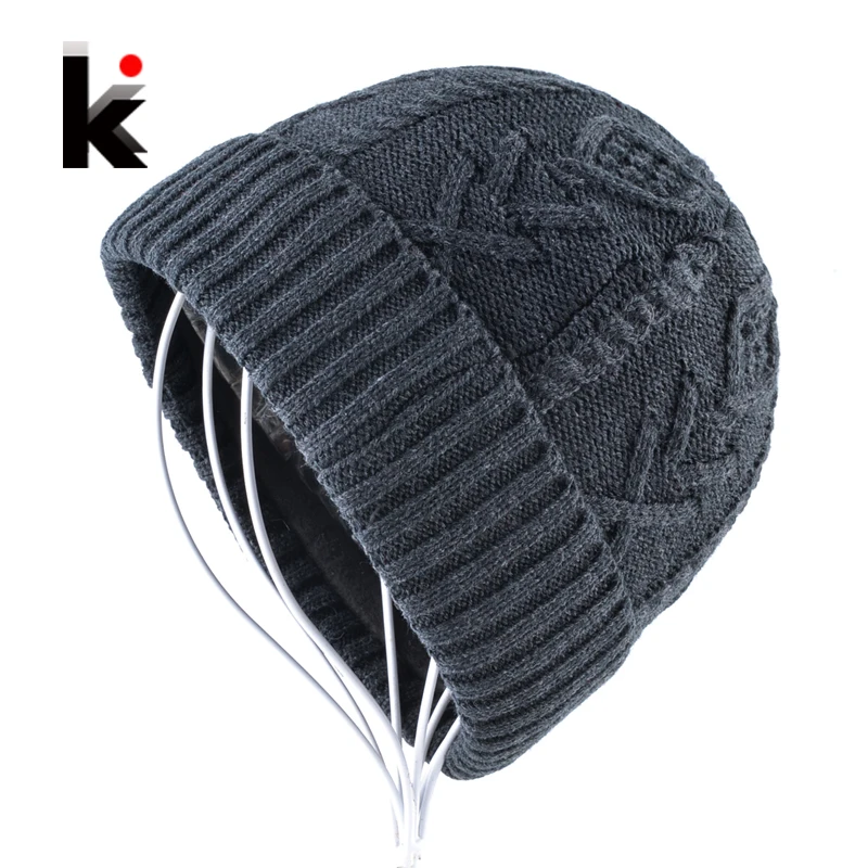 Men's Beanies Hats Winter Knitted Wool Hat Double layer Add Velvet knitting Caps Men Skullies Beanie Thicker Knit Bonnets Gorras
Men's Beanies Hats Winter Knitted Wool Hat Double layer Add Velvet knitting Caps Men Skullies Beanie Thicker Knit Bonnets Gorras