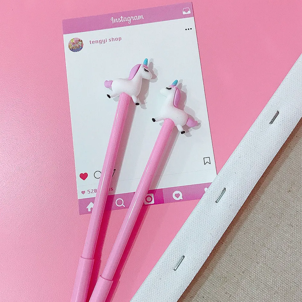 36 pcs Cartoon unicorn gel pen 0.5mm ballpoint Black color pen girl gift Stationery Office School supplies Canetas escolar A6884
36 pcs Cartoon unicorn gel pen 0.5mm ballpoint Black color pen girl gift Stationery Office School supplies Canetas escolar A6884