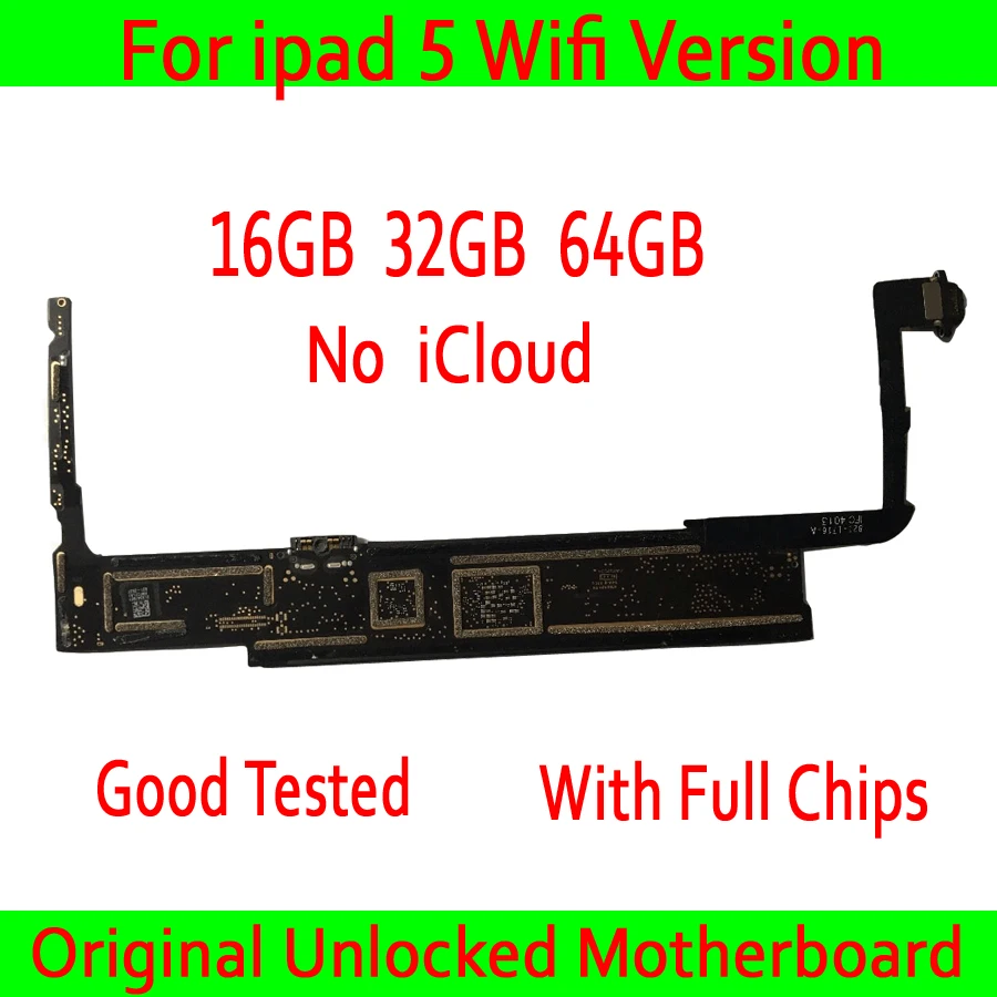 Материнская плата для ipad 5, версия Wi-Fi с системой IOS, без iCloud, 100% оригинал, разблокированная для ipad 5, материнская плата, версия Wi-Fi
Материнская плата для ipad 5, версия Wi-Fi с системой IOS, без iCloud, 100% оригинал, разблокированная для ipad 5, материнская плата, версия Wi-Fi