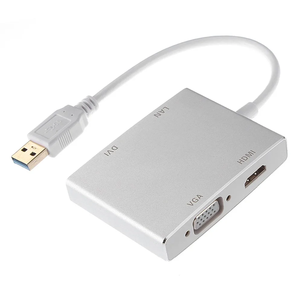 Внешняя видеокарта USB 3,0/DVI, VGA, HDMI, LAN HDTV и сетевой адаптер LAN Ethernet RJ45
Внешняя видеокарта USB 3,0/DVI, VGA, HDMI, LAN HDTV и сетевой адаптер LAN Ethernet RJ45