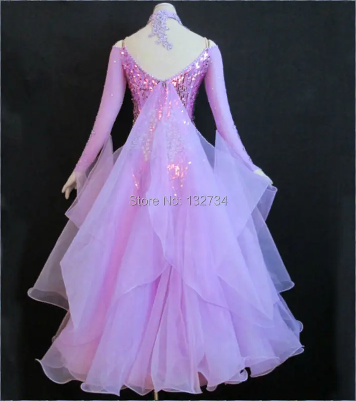 Pale Purple Modern Waltz Tango Ballroom Standard Ballroom Dress Girls Women Modern Dance Wear Custom-made Size B-0095
Pale Purple Modern Waltz Tango Ballroom Standard Ballroom Dress Girls Women Modern Dance Wear Custom-made Size B-0095