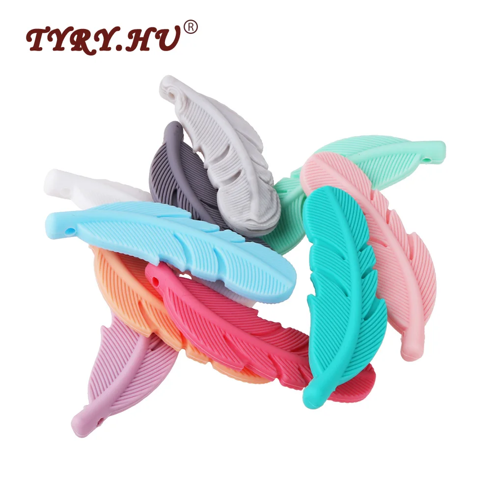 5Pcs Feather Silicone Beads Silicone Teether Feather Beads Handmade Accessories Teething Toys For Infant Newborn Gift Baby Teeth
5Pcs Feather Silicone Beads Silicone Teether Feather Beads Handmade Accessories Teething Toys For Infant Newborn Gift Baby Teeth