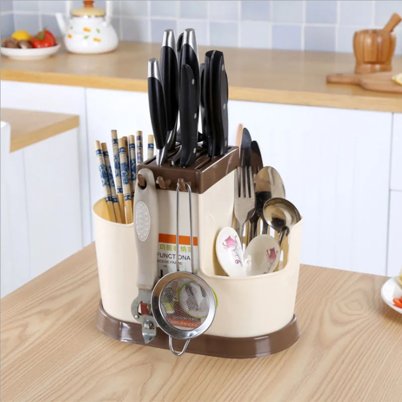 CTREE Multifunction Knife Racks Versatile Cutlery Organize Knife Drain Chopsticks Shelf Creative Kitchen Tableware Storage C646
CTREE Multifunction Knife Racks Versatile Cutlery Organize Knife Drain Chopsticks Shelf Creative Kitchen Tableware Storage C646