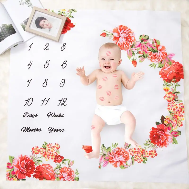 Newborn Baby Milestone Number Flower Pattern Mat Blanket Photography Background Backdrop Cloth
Newborn Baby Milestone Number Flower Pattern Mat Blanket Photography Background Backdrop Cloth