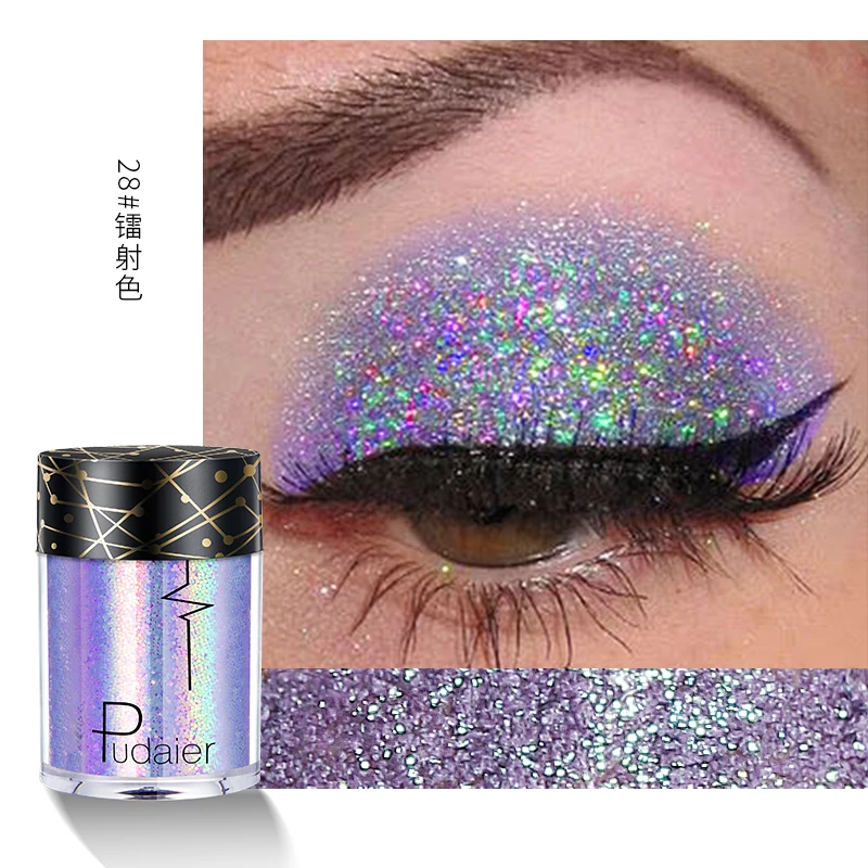 Pudaier Holographic Eyeshadow Loose Powder Festival Glitter Eye Shadow Makeup Shimmer Body Metallic Eyeshadow Shine Pigment
Pudaier Holographic Eyeshadow Loose Powder Festival Glitter Eye Shadow Makeup Shimmer Body Metallic Eyeshadow Shine Pigment