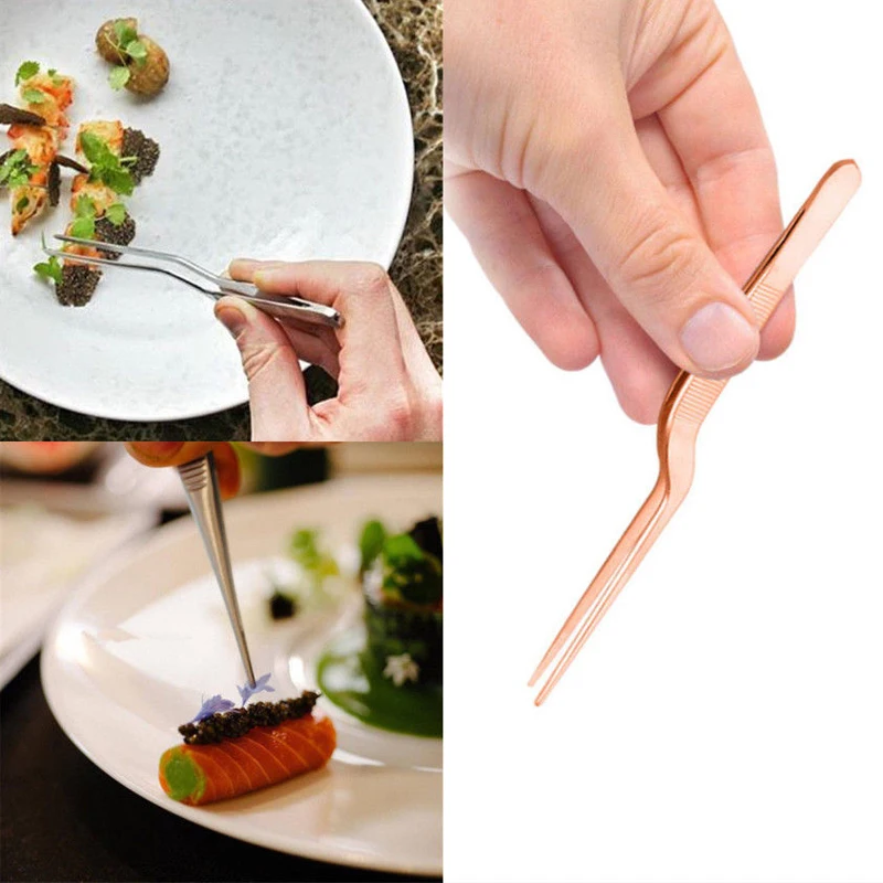 5.47inch Mini Professional Chef Plating Tweezer Tongs Serving Presentation Stainless Steel Offset Chef Kitchen Tool 2019
5.47inch Mini Professional Chef Plating Tweezer Tongs Serving Presentation Stainless Steel Offset Chef Kitchen Tool 2019