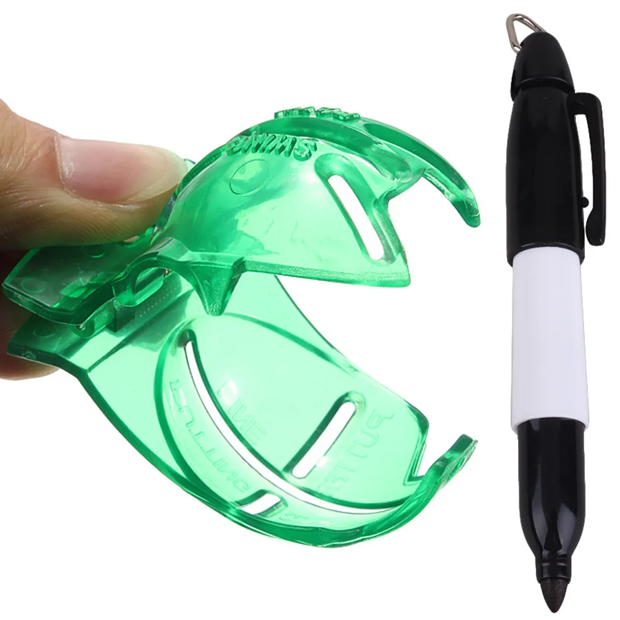 Golf Ball Line Liner Marker Template Drawing Alignment Marks Putting line with pen Tool Club Equipment Accessories Green
Golf Ball Line Liner Marker Template Drawing Alignment Marks Putting line with pen Tool Club Equipment Accessories Green