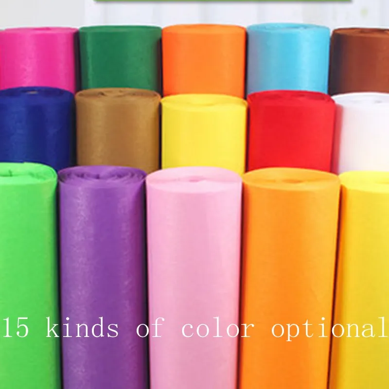 1m/lot 15 Colors 1X0.85M Felt Fabric Polyester 1 MM Thick Non-woven Felt Handmade Fabric DIY Nonwoven Cloth for Party Decoration
1m/lot 15 Colors 1X0.85M Felt Fabric Polyester 1 MM Thick Non-woven Felt Handmade Fabric DIY Nonwoven Cloth for Party Decoration