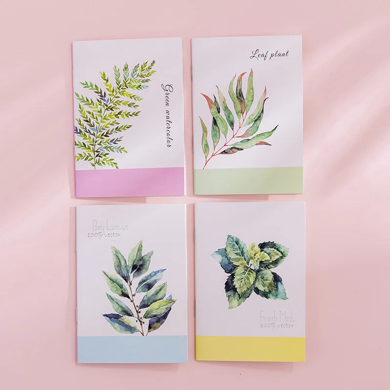 4pcs / Kawaii plant notebook 56K Pockets Notepad Lovely Notebook creative and lovely school office stationery
4pcs / Kawaii plant notebook 56K Pockets Notepad Lovely Notebook creative and lovely school office stationery