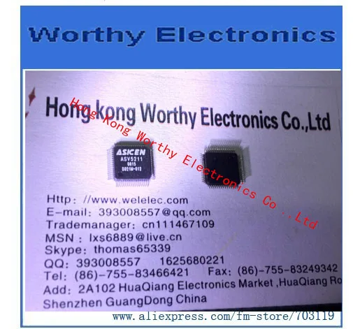 Free shipping 10PCS/LOT QFP-64 ASV5211
