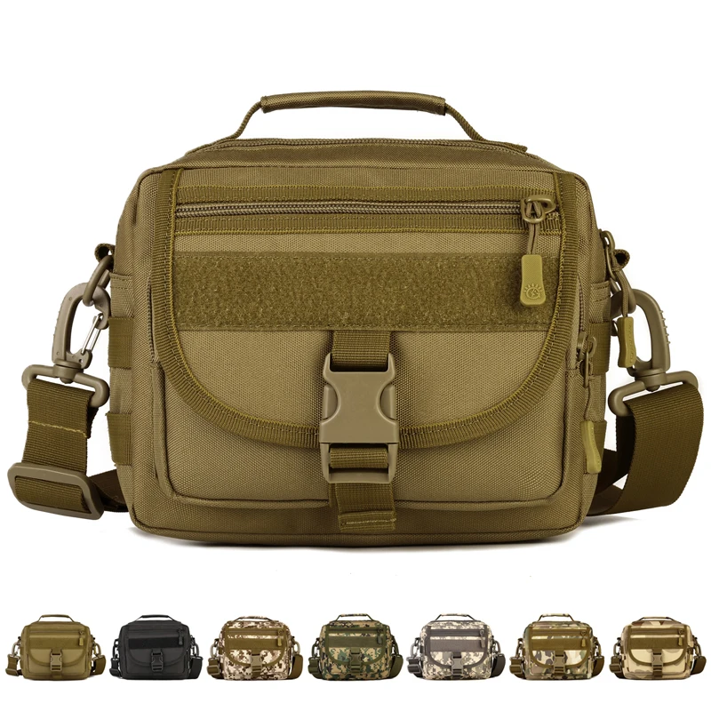 High Quality Durable Nylon Men Riding Travel Handbag Military Designer Assault Molle Crossbody Messenger Shoulder Bag New
High Quality Durable Nylon Men Riding Travel Handbag Military Designer Assault Molle Crossbody Messenger Shoulder Bag New