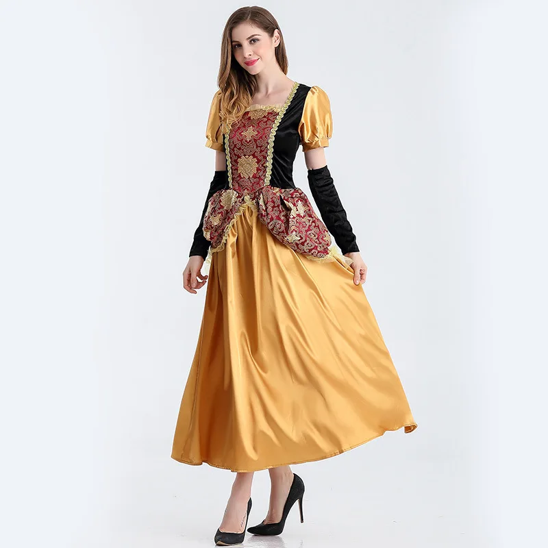 Free shipping adult European and American court retro aristocratic costume women stage proms costumes Party Dress JQ-1169
Free shipping adult European and American court retro aristocratic costume women stage proms costumes Party Dress JQ-1169