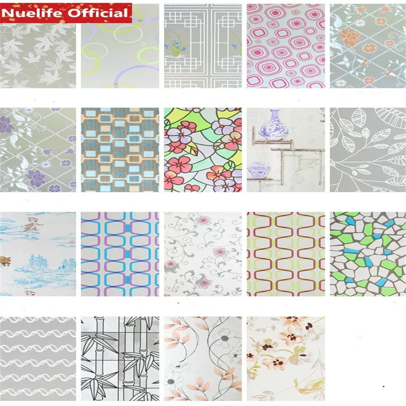 Variety of color flowers pattern plant opaque glass film bathroom living room kids room bedroom self-adhesive pvc window film
Variety of color flowers pattern plant opaque glass film bathroom living room kids room bedroom self-adhesive pvc window film
