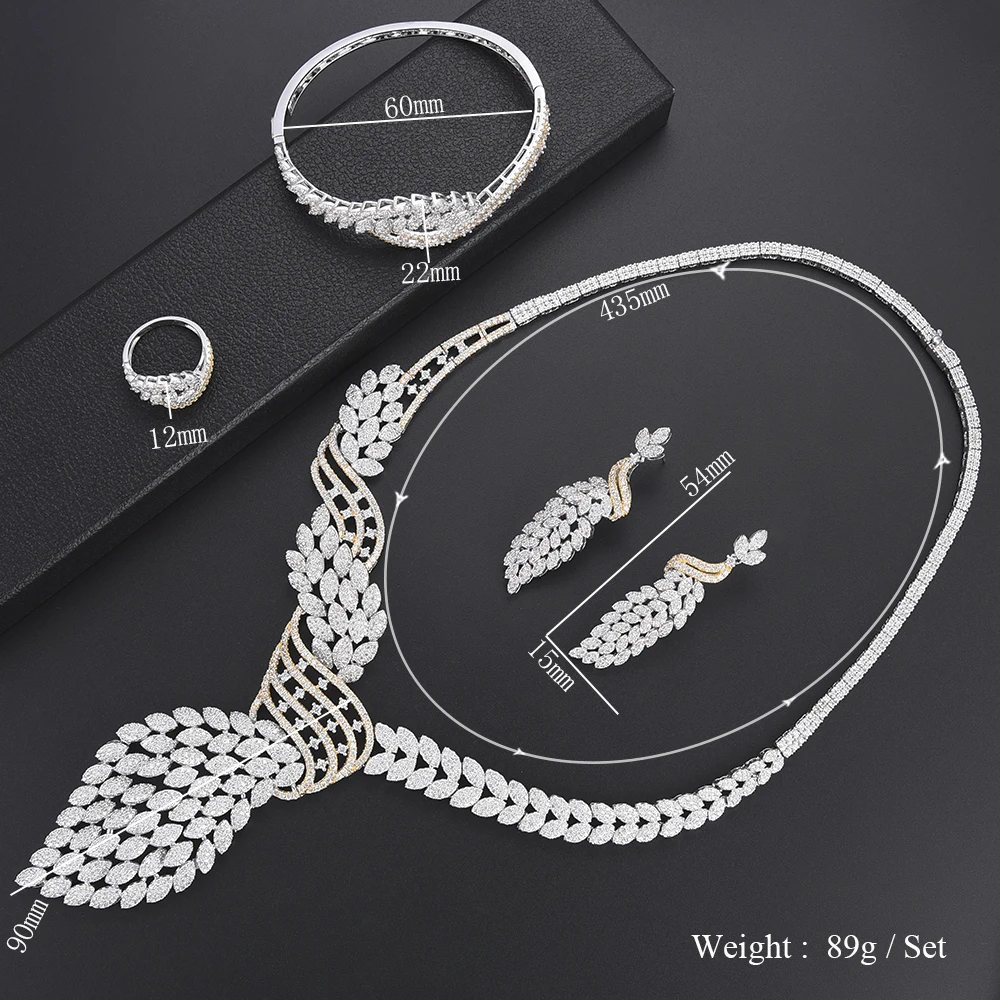 SisCathy Brand Dubai African Costume Cubic Zirconia Statement Jewelry Sets Luxury Women Bride Wedding Wedding Jewelry Sets 2019
SisCathy Brand Dubai African Costume Cubic Zirconia Statement Jewelry Sets Luxury Women Bride Wedding Wedding Jewelry Sets 2019