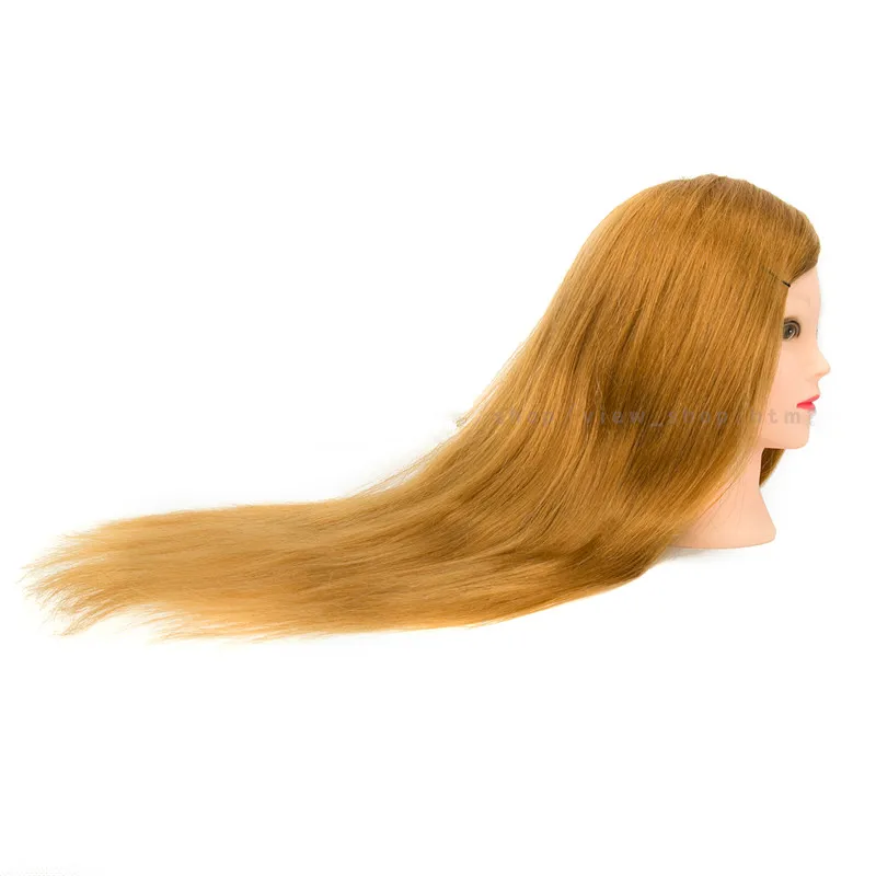 Высококачественный манекен из 100% натуральных человеческих волос голова
