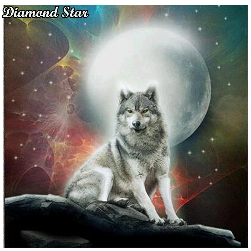 DIY Diamond Painting wolf Cross Stitch Mosaic diamond embroidery Needlework Full Square Rhinestone Home decor gift
DIY Diamond Painting wolf Cross Stitch Mosaic diamond embroidery Needlework Full Square Rhinestone Home decor gift