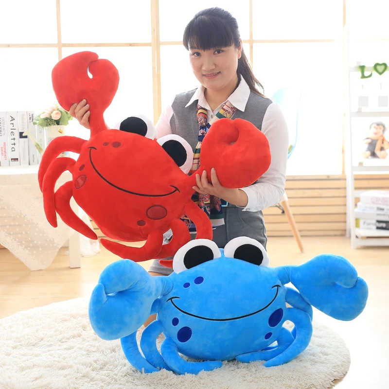 1pc 55cm Staffed Cute Crab Plush Pillows Creative Birthday Gift Cartoon Steamed Crab Plush Toys Kids Doll Sofa Cushion
1pc 55cm Staffed Cute Crab Plush Pillows Creative Birthday Gift Cartoon Steamed Crab Plush Toys Kids Doll Sofa Cushion