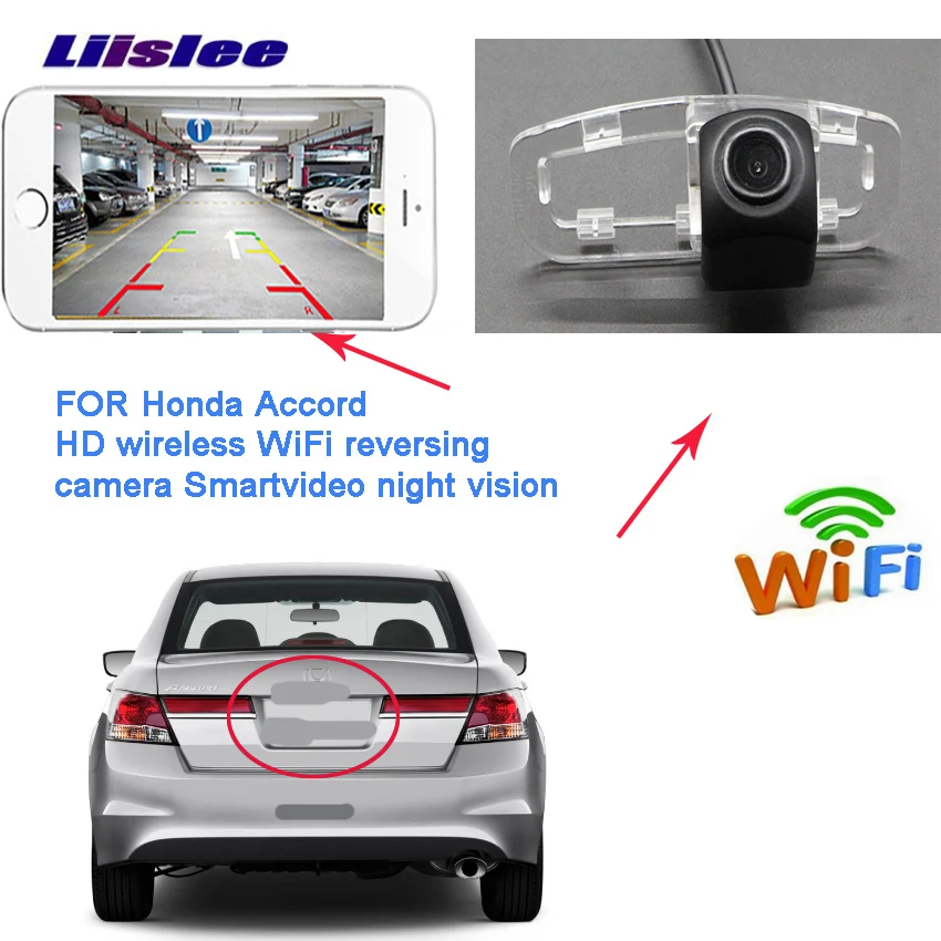 LiisLee WIFI для Honda Accord 2011 ~ 2013 Facelift 8 поколение новая обратная парковка в режиме