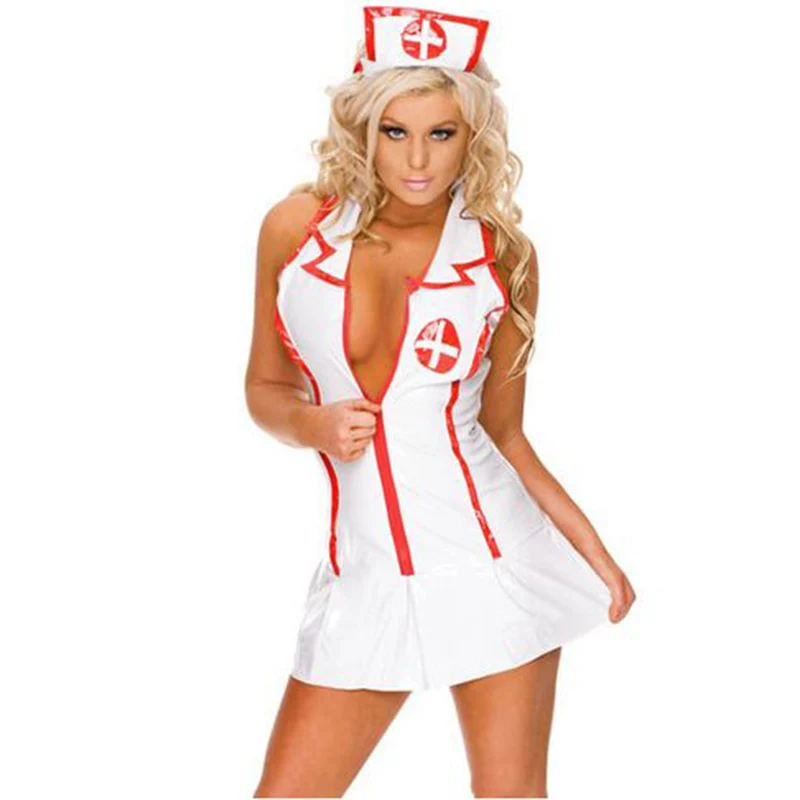 2016 New Brand Nursing Cosplay Temptation Uniform Sexy Lingerie Erotica White Deep V Open Bra Babydoll Intimates G-string QQ436
2016 New Brand Nursing Cosplay Temptation Uniform Sexy Lingerie Erotica White Deep V Open Bra Babydoll Intimates G-string QQ436