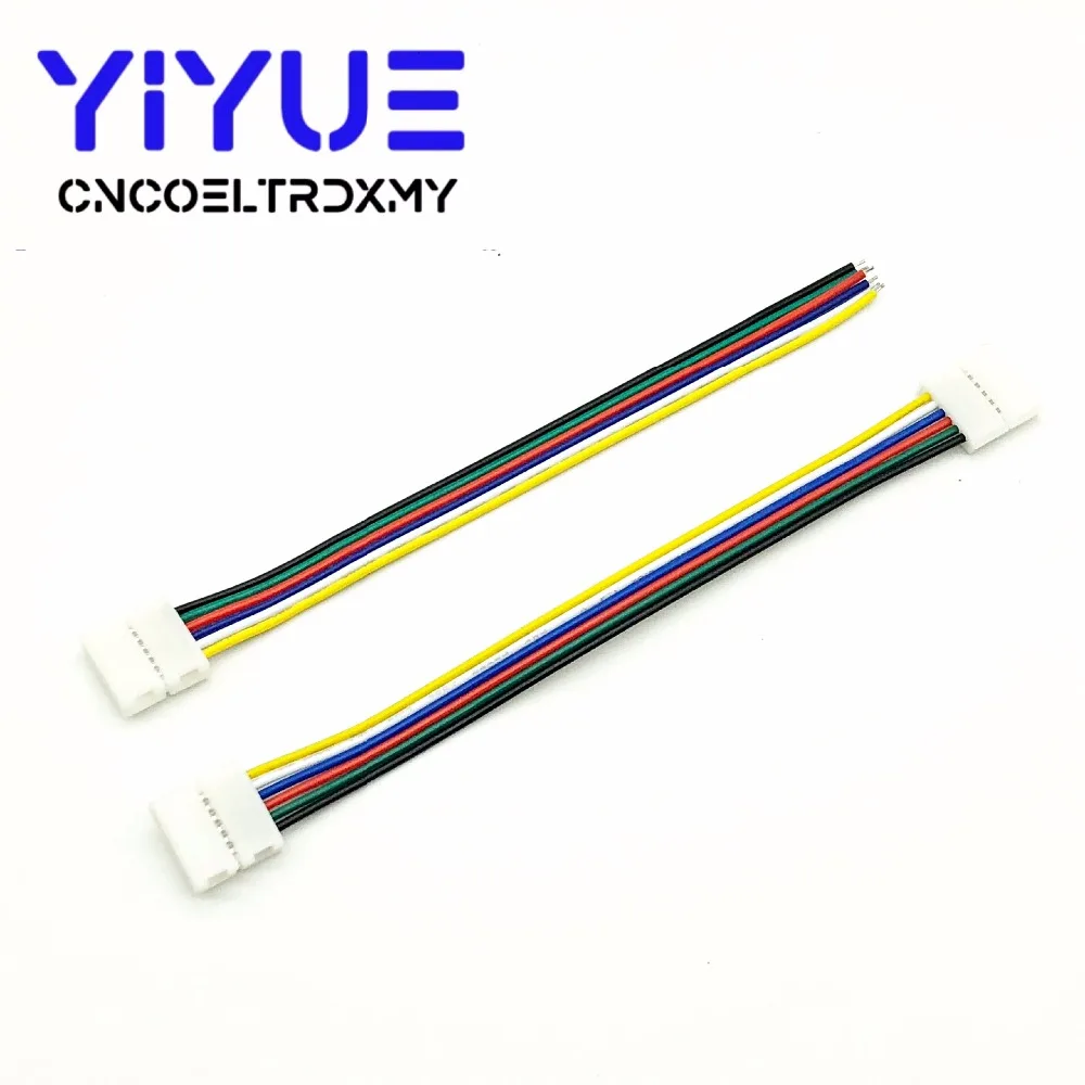 RGBWW LED Strip Connector 6pin 12mm Free Welding Connector 5pcs/lot for RGB+CCT LED Strip
RGBWW LED Strip Connector 6pin 12mm Free Welding Connector 5pcs/lot for RGB+CCT LED Strip