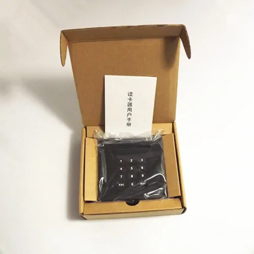 13.56Mhz ISO14443A MF1 Keypad pincode black 100*100mm WG26 12V RFID KO Knock out box READER
13.56Mhz ISO14443A MF1 Keypad pincode black 100*100mm WG26 12V RFID KO Knock out box READER