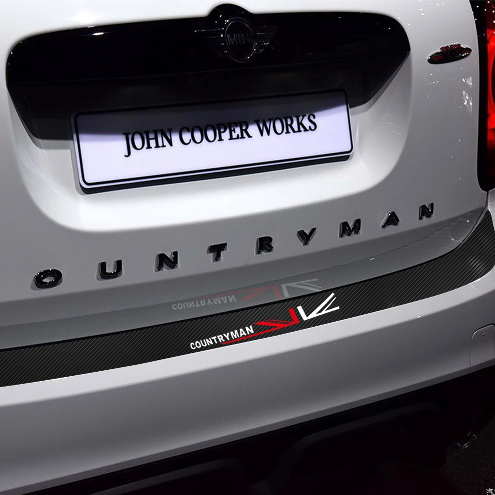 5D Carbon Fibre Vinyl Decal Union Jack Rear Bumper Trunk Edge Protector Guard Trim Stickers For MINI Cooper S Countryman F60
5D Carbon Fibre Vinyl Decal Union Jack Rear Bumper Trunk Edge Protector Guard Trim Stickers For MINI Cooper S Countryman F60