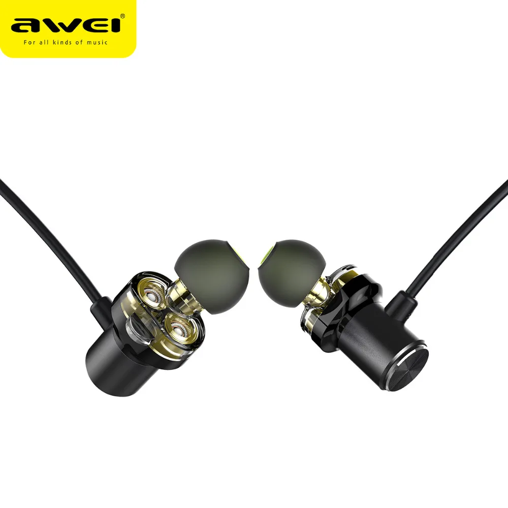 AWEI X650BL Беспроводной Bluetooth наушники IPX5 Водонепроницаемый Спорт Шум отмена CVC6.0