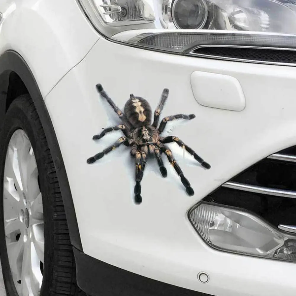 3D стикер автомобиля паук бампер наклейки для модификации toyota corolla nissan qashqai suzuki sx4