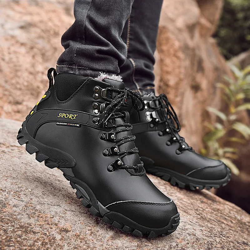 NPEZKGC Ankle Boots for Men Business Men Boots High Top Casual Shoes Outdoor Leather Mens Winter Shoes Male Black brown boot
NPEZKGC Ankle Boots for Men Business Men Boots High Top Casual Shoes Outdoor Leather Mens Winter Shoes Male Black brown boot