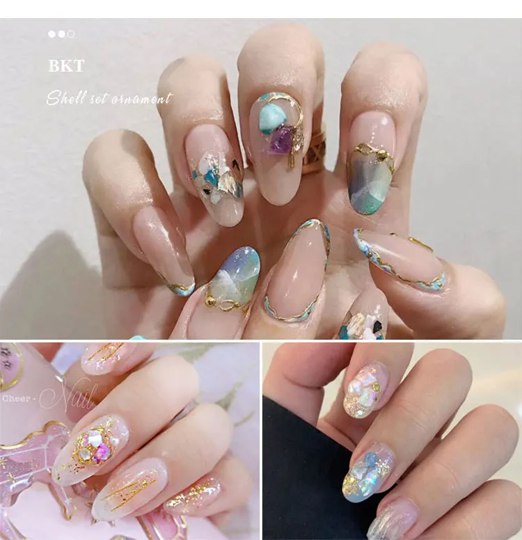 12pcs/set Natural Colorful Pearl Light Nail SeaShell Slices Particle Crushed Shell Manicure Set Thin Nail Art Glitter Decoration
12pcs/set Natural Colorful Pearl Light Nail SeaShell Slices Particle Crushed Shell Manicure Set Thin Nail Art Glitter Decoration