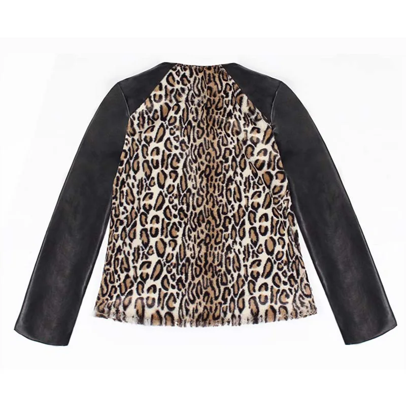 New Autumn Winter Women Long-Sleeve V-Neck Leopard Print Faux Fur PU Patchwork Coat Covered Button Slim Tees Plus Size 2X 6Q2178
New Autumn Winter Women Long-Sleeve V-Neck Leopard Print Faux Fur PU Patchwork Coat Covered Button Slim Tees Plus Size 2X 6Q2178