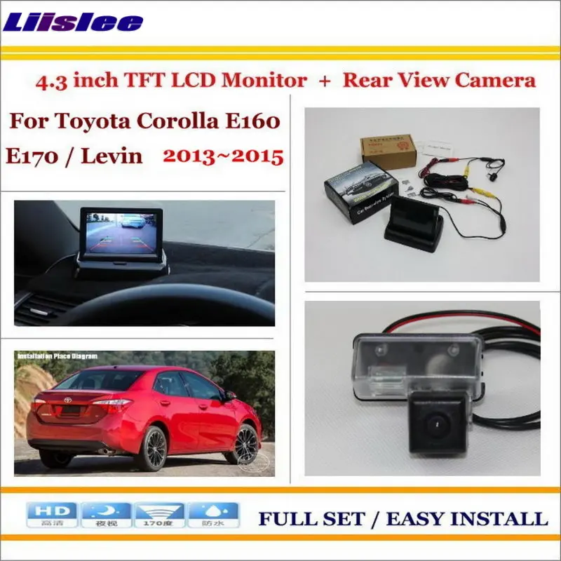 Auto Camera For Toyota Corolla E160 E170 Levin 2013-2015 Car Reverse Rear Camera 4.3" LCD Monitor Parking System
Auto Camera For Toyota Corolla E160 E170 Levin 2013-2015 Car Reverse Rear Camera 4.3" LCD Monitor Parking System
