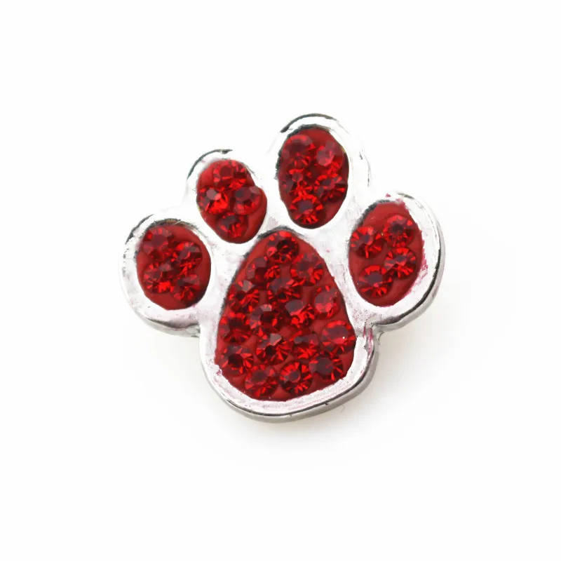 Full Rhinestone 10pcs Crystal Red Dog Paw Snap Buttons fit 18mm Snap Bracelets Bangles DIY Snap Jewelry Interchangeable Charms
Full Rhinestone 10pcs Crystal Red Dog Paw Snap Buttons fit 18mm Snap Bracelets Bangles DIY Snap Jewelry Interchangeable Charms