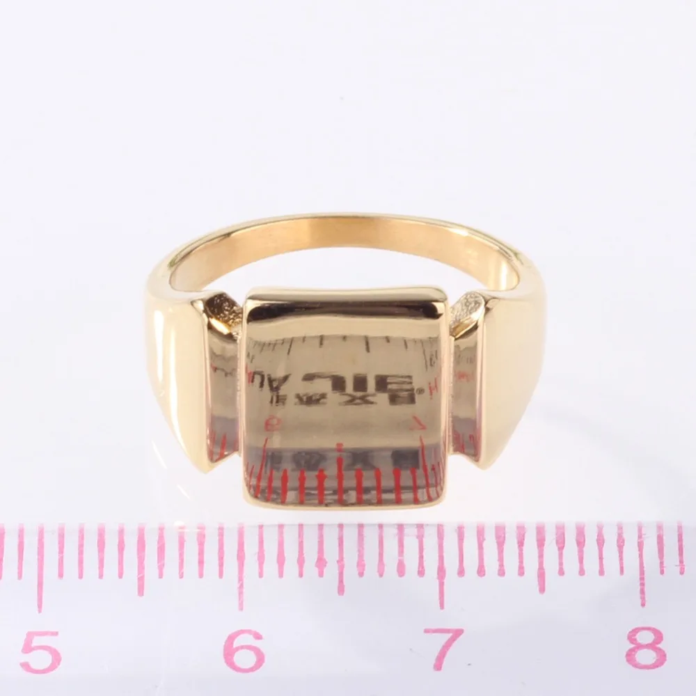 SoulMen Gold Color High Polished Square Punk 316L Stainless Steel Rings For Women Men Male Finger Rings Accessories Jewelry
SoulMen Gold Color High Polished Square Punk 316L Stainless Steel Rings For Women Men Male Finger Rings Accessories Jewelry