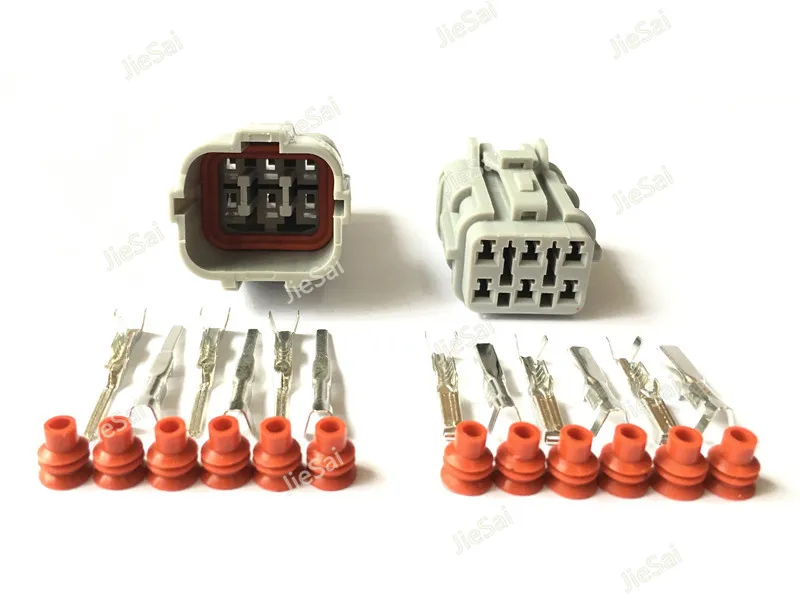 Female Male 6 Pin 7123-7464-40 7222-7464-40 Automotive Connector Auto Light Lamp Socket Connector Tail Light Plug
Female Male 6 Pin 7123-7464-40 7222-7464-40 Automotive Connector Auto Light Lamp Socket Connector Tail Light Plug