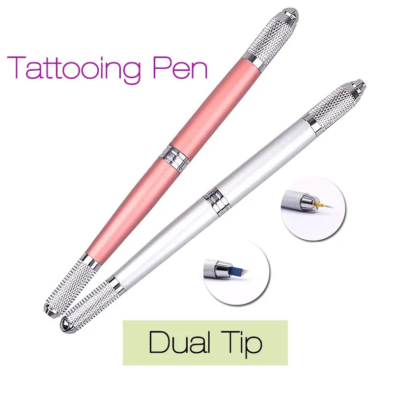 New Tattooing Pen Microblading Pen Tattoo Machine Permanent Makeup Eyebrow Tattoo Manual Pen Needle Blade Dual Tip Beauty 2016
New Tattooing Pen Microblading Pen Tattoo Machine Permanent Makeup Eyebrow Tattoo Manual Pen Needle Blade Dual Tip Beauty 2016
