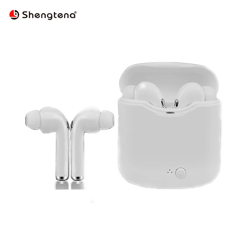 Shengtena TWS наушники настоящие беспроводные Bluetooth двойные Близнецы стерео музыка с