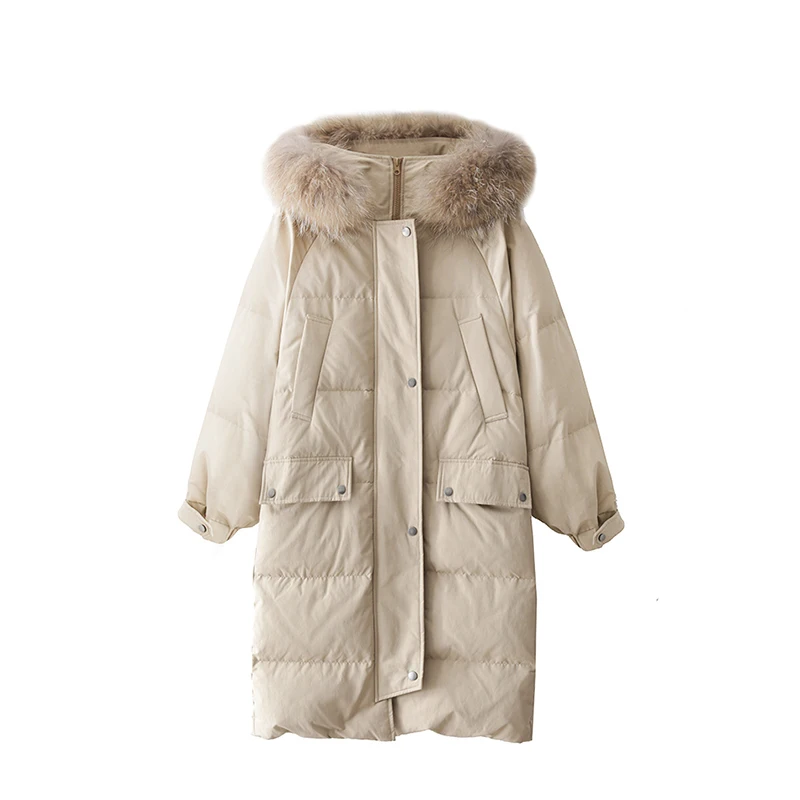 2020 new Large fur collar women's long hooded down parkas women warm thick bread outerwear winter cotton coat female oversized
2020 new Large fur collar women's long hooded down parkas women warm thick bread outerwear winter cotton coat female oversized