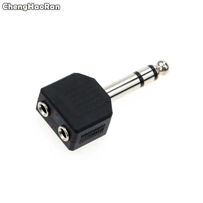 ChengHaoRan Audio Converter 6.5 TRS To 3.5 Double Female Socket 6.35 Dual Channel To 2 Hole Jack
ChengHaoRan Audio Converter 6.5 TRS To 3.5 Double Female Socket 6.35 Dual Channel To 2 Hole Jack