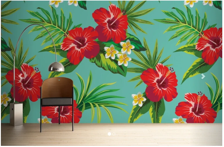 Custom papel DE parede floral, Turquoise Hibiscus Print is used in the the bedroom TV wall waterproof vinyl papel DE parede
Custom papel DE parede floral, Turquoise Hibiscus Print is used in the the bedroom TV wall waterproof vinyl papel DE parede