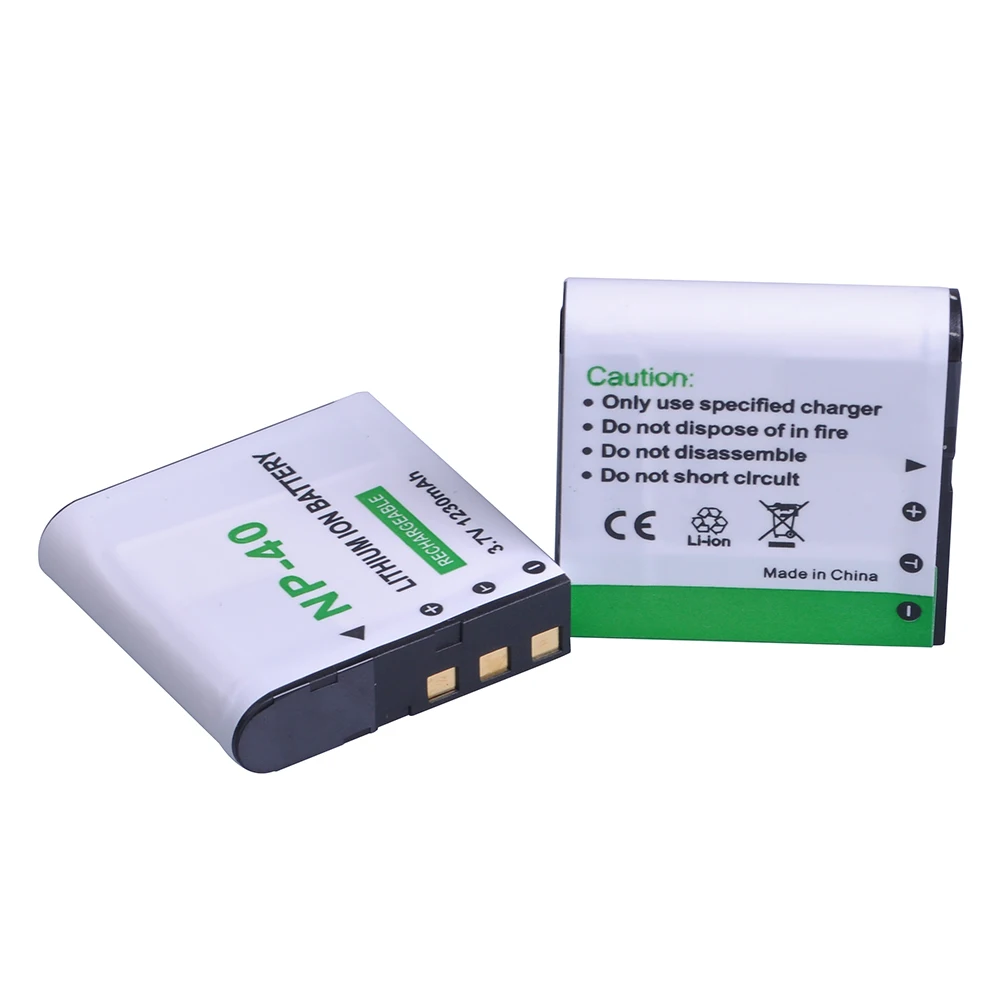 3Pcs 1230mAh NP-40 NP 40 NP40 Li-ion Battery for EX-FC100 EX-P505 EX-Z100 EXILIM EX-Z1050 EX-P600/P700 EX-Z57 | Электроника