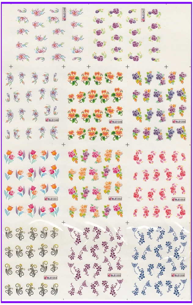 11 PACK/ LOT WATER DECAL NAIL ART NAIL STICKER FLOWER BUTTERFLY OLEANDER BEGONIA BLE1346-1356
11 PACK/ LOT WATER DECAL NAIL ART NAIL STICKER FLOWER BUTTERFLY OLEANDER BEGONIA BLE1346-1356